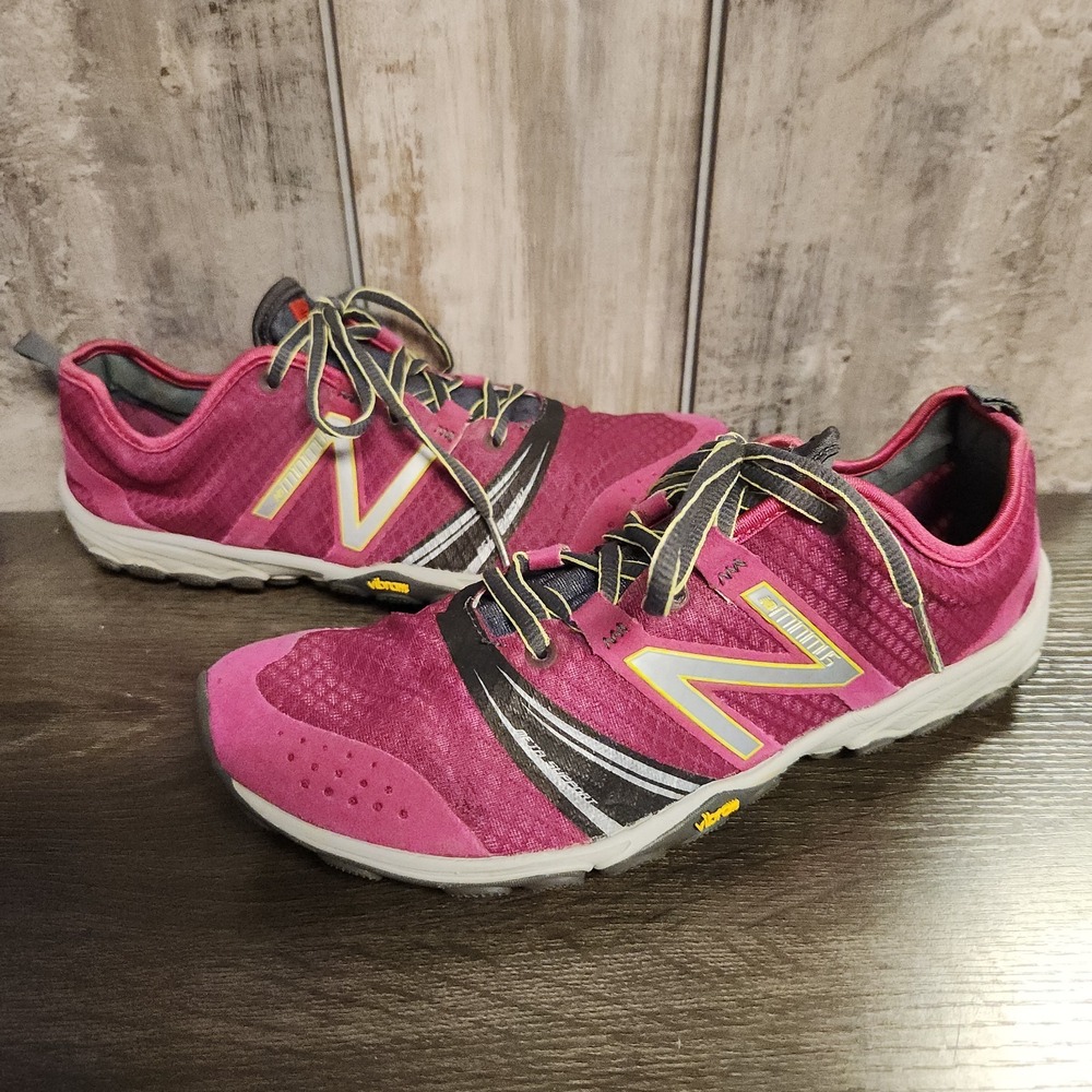 New Balance Minimus Barefoot Running Shoes Pink Gray Women’s 9 B Vibram WT20BG2
